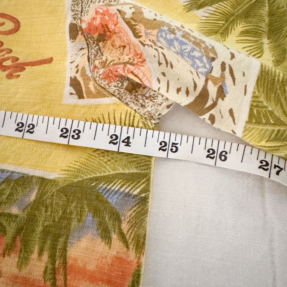 Tommy Bahama Men's‎ XL California Beaches Short Sleeve Hawaiian Silk Shirt - Picture 6 of 8